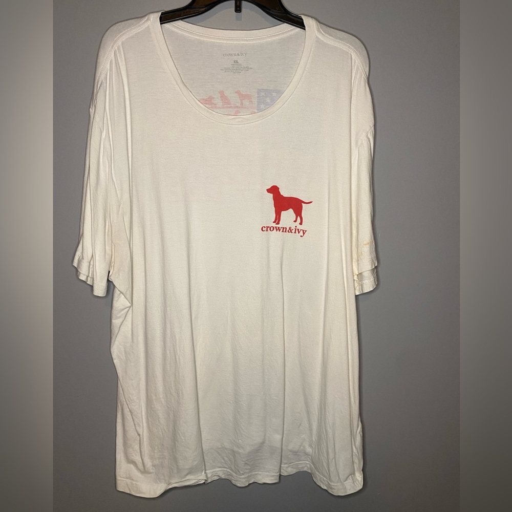 White Crown & Ivy Short Sleeve Tee